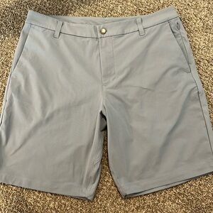 Blue Lululemon men’s commission shorts